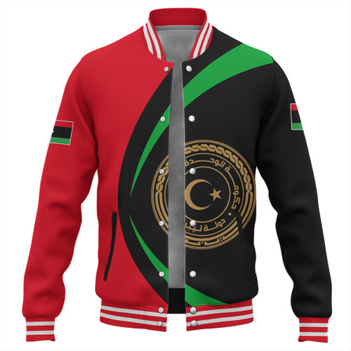 Libya Baseball Jacket Circle Style
