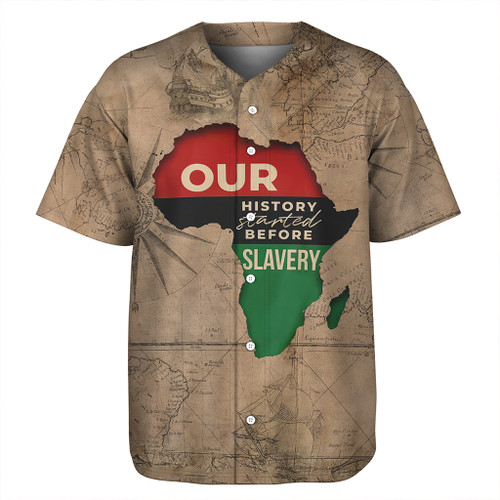 Black History Baseball Shirt Black History Started Before Fashion