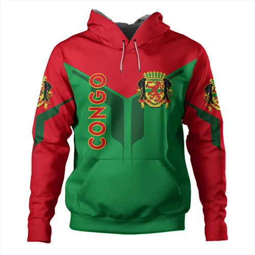 Republic of the Congo Hoodie Arrow Style