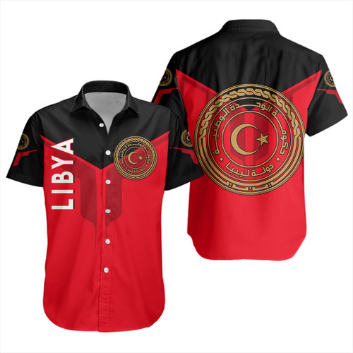 Libya Short Sleeve Shirt Arrow Style