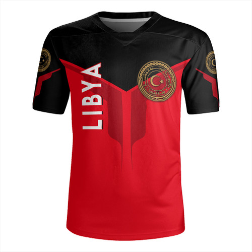 Libya Rugby Jersey Arrow Style
