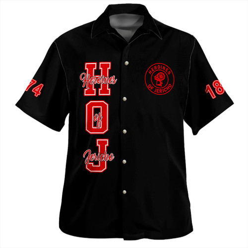 Heroines of Jericho Hawaiian Shirt letter