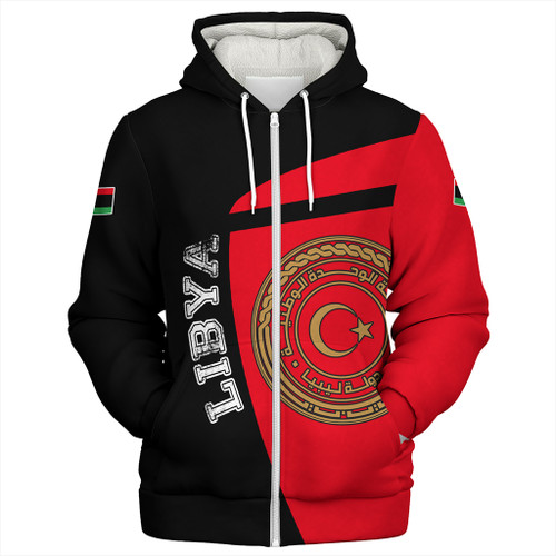 Libya Sherpa Hoodie Half Concept