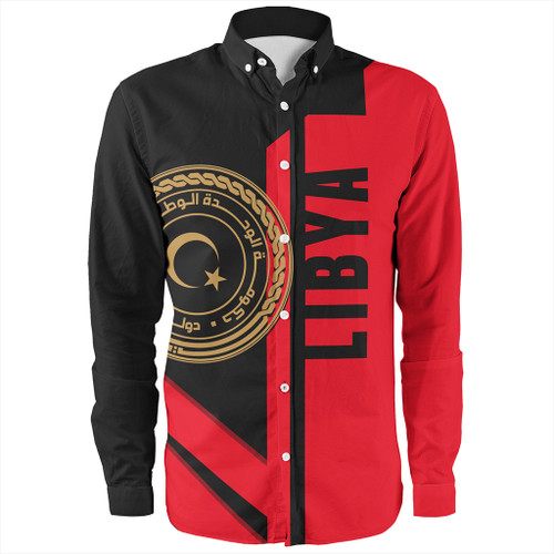 Libya Long Sleeve Shirt Casual Style