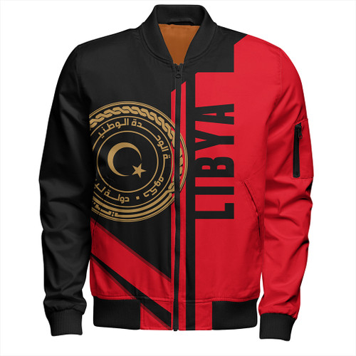 Libya Zipper Bomber Jacket Casual Style