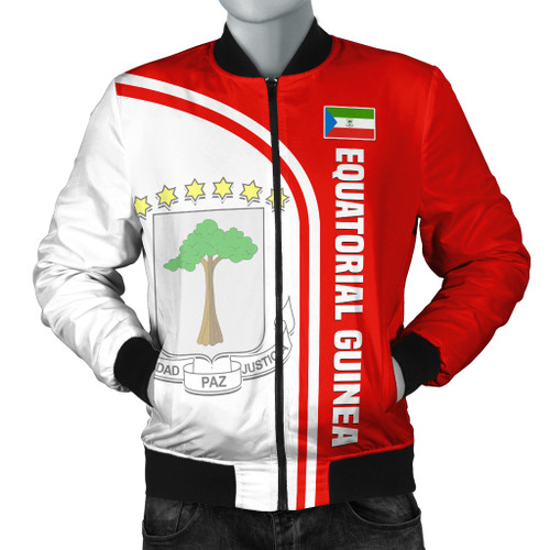 Equatorial Guinea Bomber Jacket Custom In My Heart