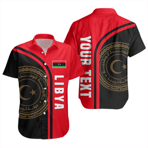 Libya Short Sleeve Shirt Custom In My Heart