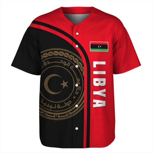 Libya Baseball Shirt Custom In My Heart