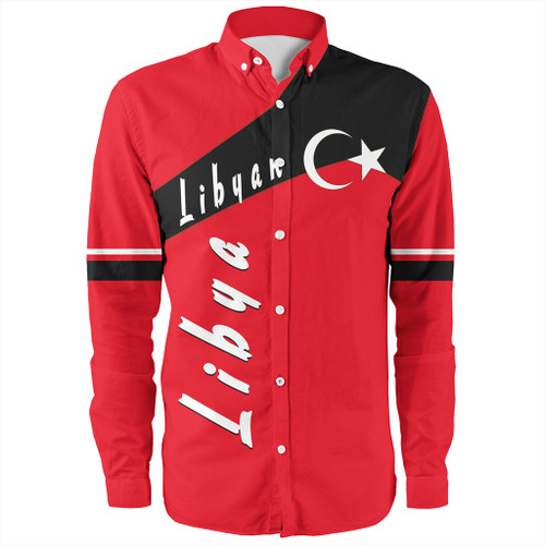 Libya Long Sleeve Shirt Sport Style
