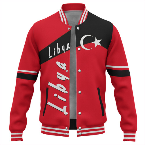 Libya Baseball Jacket Sport Style