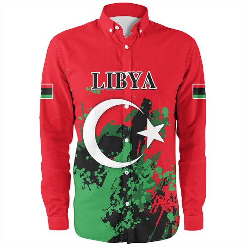 Libya Long Sleeve Shirt Spanit Style