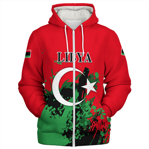 Libya Sherpa Hoodie Spanit Style