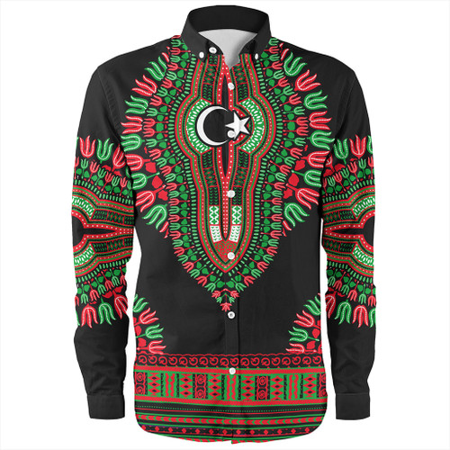 Libya Long Sleeve Shirt Dashiki