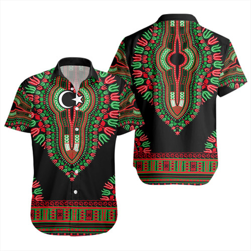 Libya Short Sleeve Shirt Dashiki