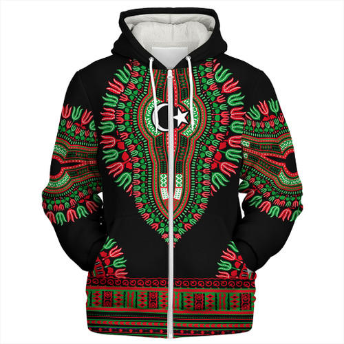 Libya Sherpa Hoodie Dashiki