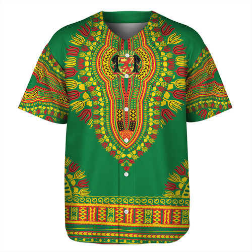 Republic of the Congo Baseball Shirt Dashiki