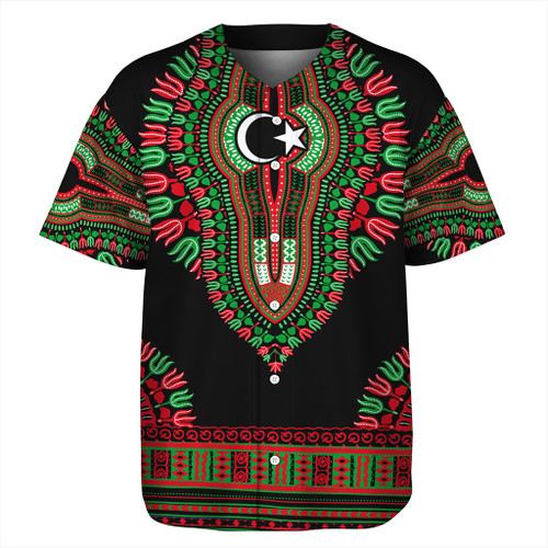 Libya Baseball Shirt Dashiki