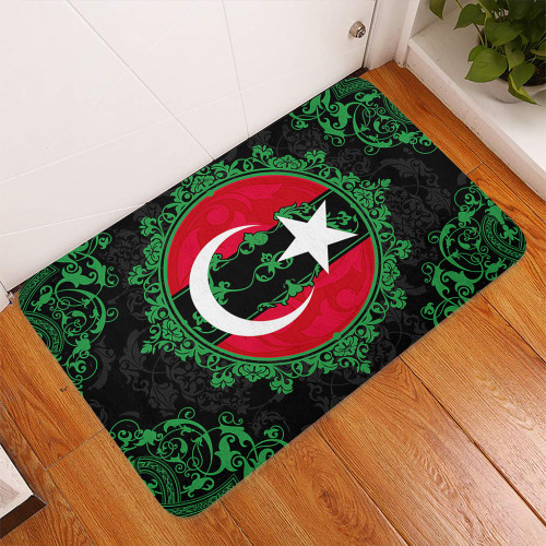 Libya Doormat Floral Frame