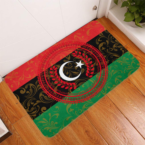 Libya Doormat Pan Africa With Coat Of Arms