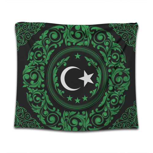 Libya Tapestry Royal Floral Frame