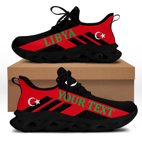 Libya Clunky Shoes Custom Stripe Style