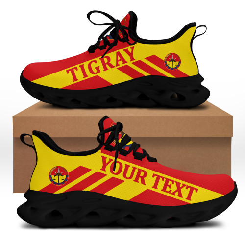 Tigray Clunky Shoes Custom Stripe Style