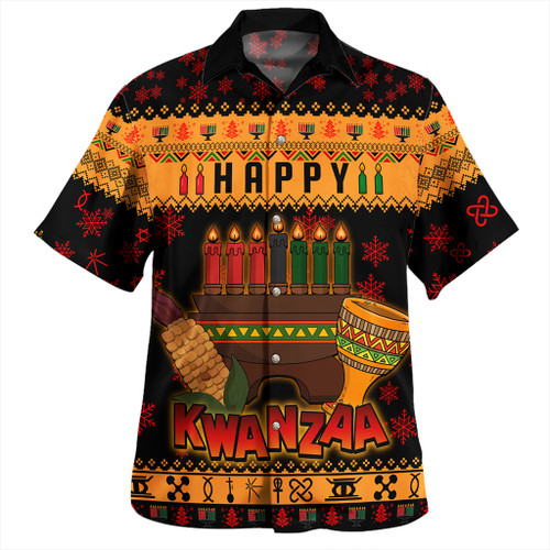 Kwanzaa Hawaiian Shirt Style Pattern