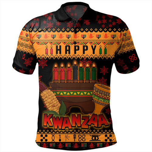 Kwanzaa Polo Shirt Style Pattern
