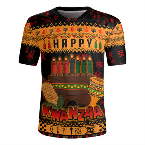 Kwanzaa Rugby Jersey Style Pattern