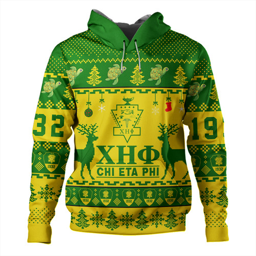 Chi Eta Phi Hoodie Lux Christmas