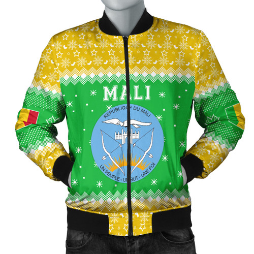 Mali Bomber Jacket Christmas Coat of Arms