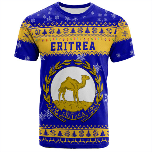 Eritrea T-Shirt Christmas Style Pattern