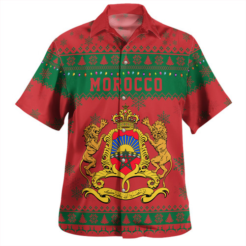 Morocco Hawaiian Shirt Christmas Style Pattern