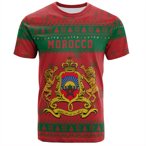 Morocco T-Shirt Christmas Style Pattern