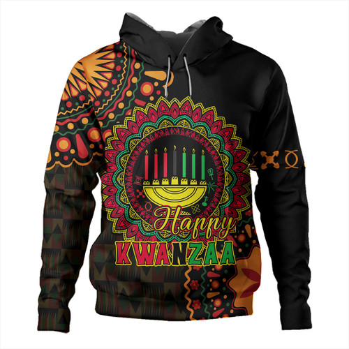 Kwanzaa Hoodie Happy Kwanzaa Pattern