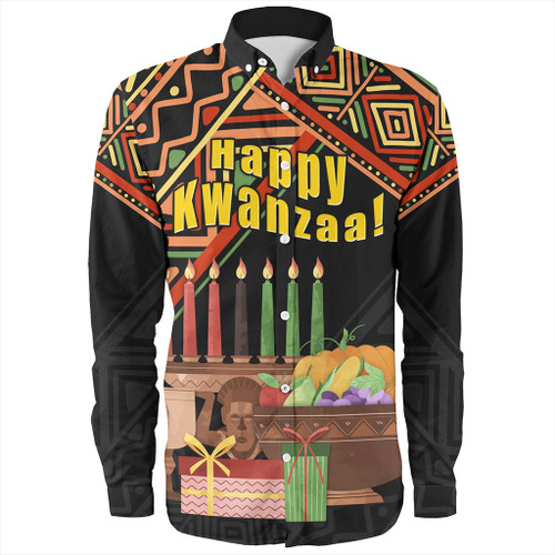 Kwanzaa Long Sleeve Shirt Seven Principles Of Kwanzaa
