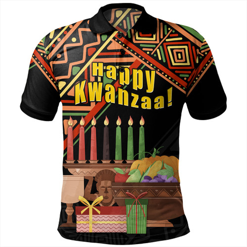 Kwanzaa Polo Shirt Seven Principles Of Kwanzaa