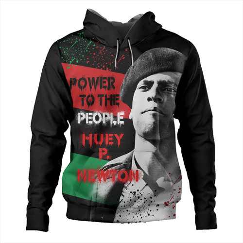 Pan-African Hoodie Huey P.Newton Power To The People Dirty Style