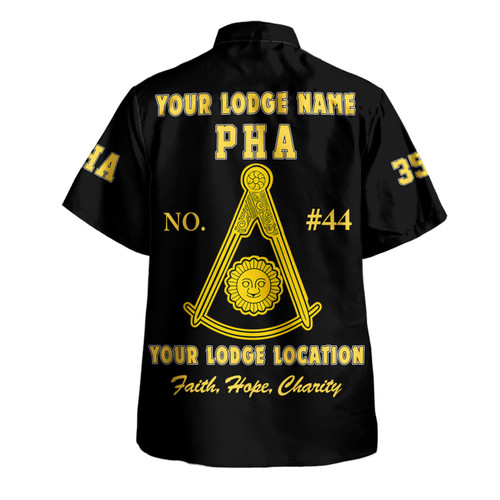Prince Hall Freemasonry Hawaiian Shirt Custom PHA 357 Past Master Walking Ver.2