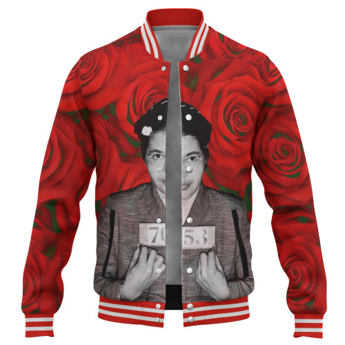 Black History Baseball Jacket Rosa Parks 7053