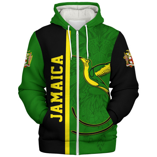 Jamaica Sherpa Hoodie National Doctor Bird Style