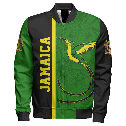 Jamaica Zipper Bomber Jacket National Doctor Bird Style