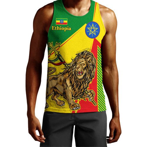 Ethiopia Tank Top National Lion Unity Style