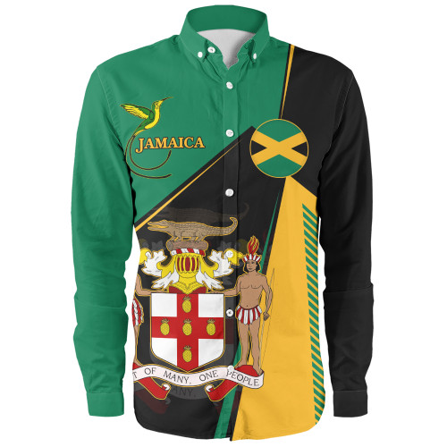 Jamaica Long Sleeve Shirt National Bird Unity Style