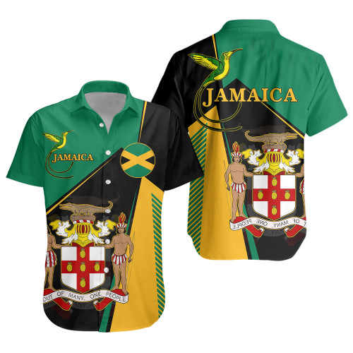 Jamaica Short Sleeve Shirt National Bird Unity Style