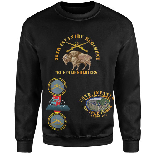 Buffalo Soldiers Sweatshirt 25th Infantry Special