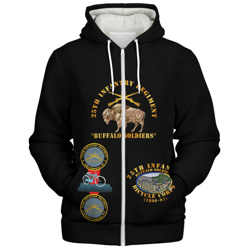 Buffalo Soldiers Sherpa Hoodie 25th Infantry Special