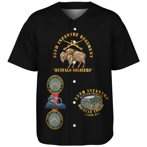 Buffalo Soldiers Baseball Shirt 25th Infantry Special
