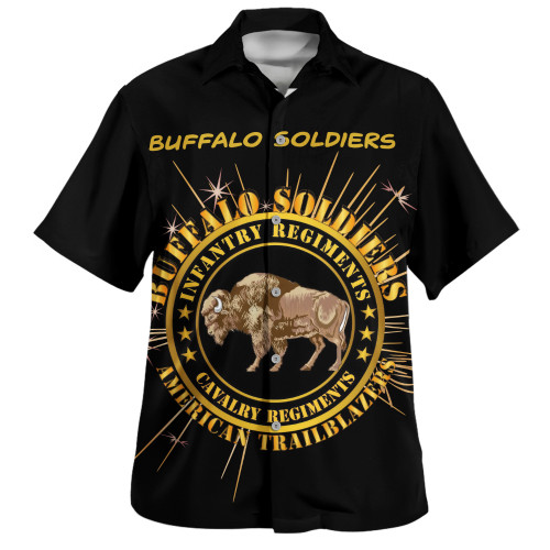 Buffalo Soldiers Hawaiian Shirt Army Cavalry And Infantry Regiments