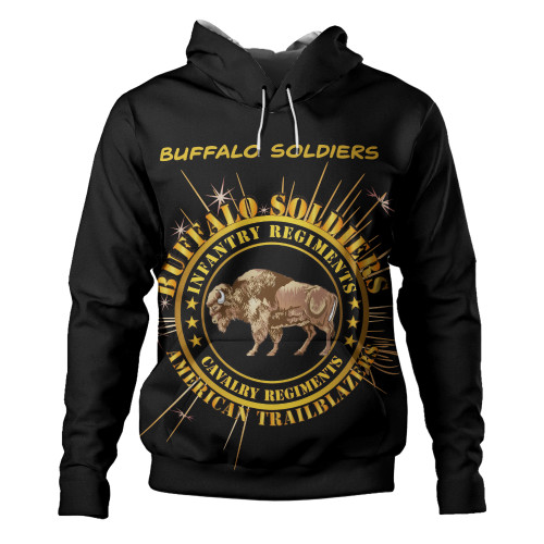 Buffalo Soldiers Hoodie Army Cavalry And Infantry Regiments